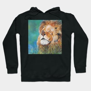 A Lion and a Butterfly Hoodie